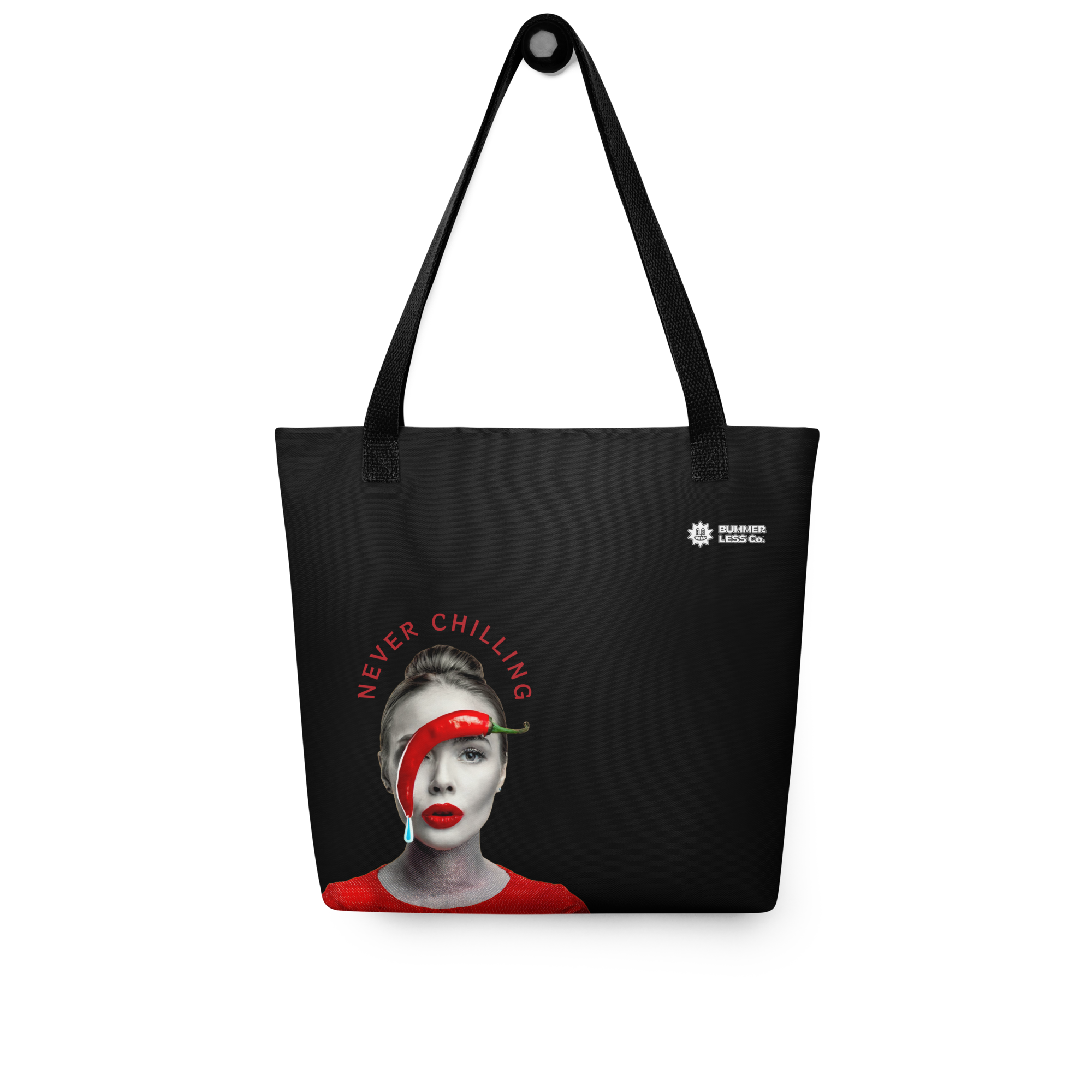 Never Chilling Tote Bag – Black