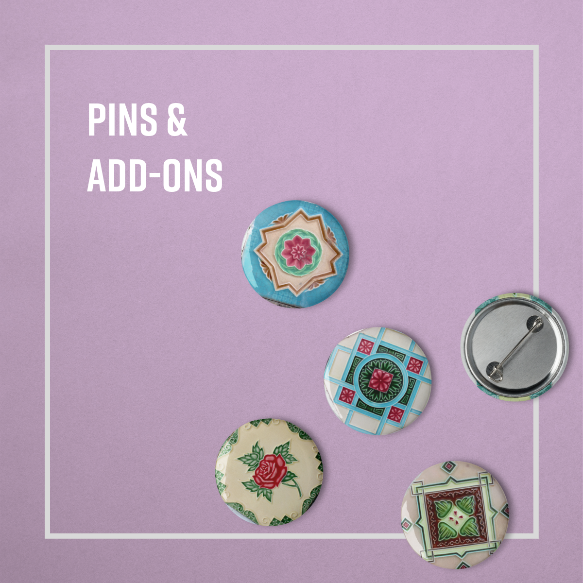 Pins, Stickers & Add-ons